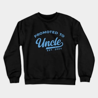 Promoted To Uncle 2024, Soon to Be Uncle Vintage Crewneck Sweatshirt